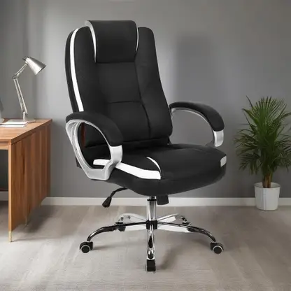 Adiko High Back Cushioned Office chair | Executive High Back Ergonomic Boss Chair | Leatherette Office Executive Chair