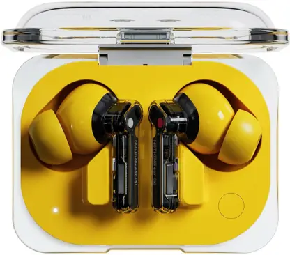 Nothing Ear (a) 2024 | ChatGPT Compatible | Hi-Res audio | LDAC Bluetooth  (Yellow, True Wireless)