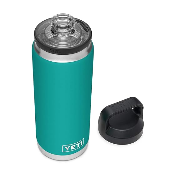 The YETI Rambler 26 oz Bottle is a durable, vacuum-insulated stainless steel bottle with a convenient chug cap, designed to keep beverages hot or cold for hours, perfect for daily use.