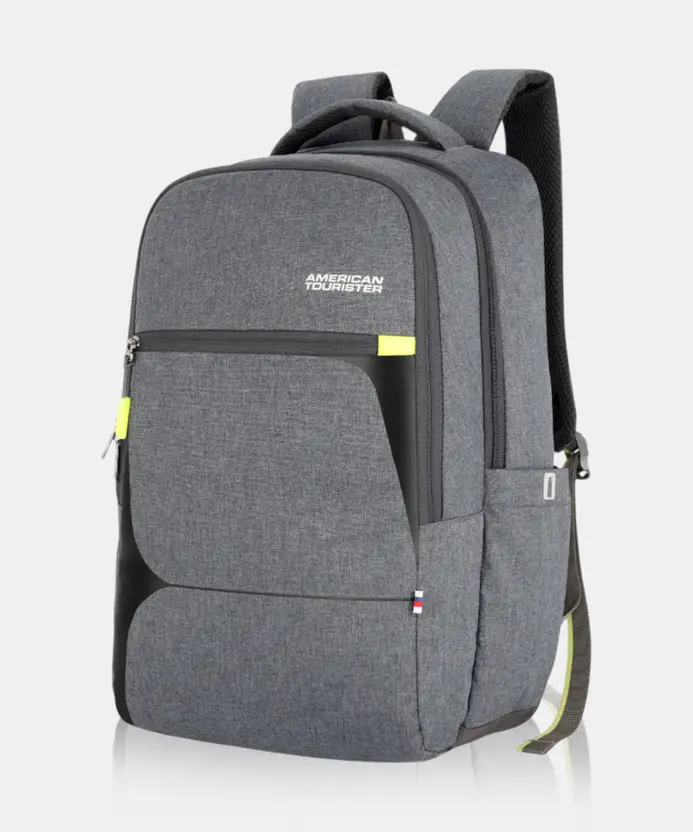 AMERICAN TOURISTER  Medium 28 L Laptop Backpack Shaw  (Grey)